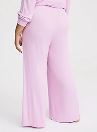 Baby Waffle Wide-Leg Lounge Pant