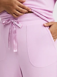 Baby Waffle Wide-Leg Lounge Pant