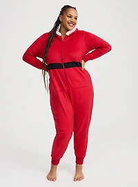 Fleece Holiday Lounge Onesie