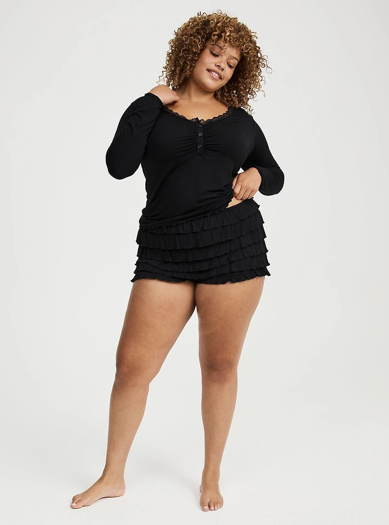 Super Soft Ruffle Sleep Bloomer