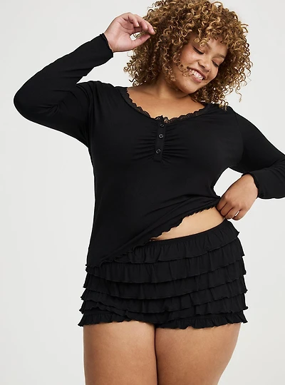 Super Soft Ruffle Sleep Bloomer