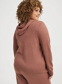 Zip Up Lounge Crop Hoodie