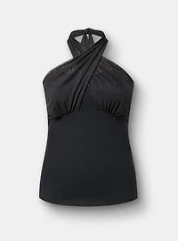 Foxy Mesh Halter Top