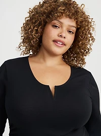 V-Wire Ruched Top