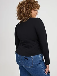 V-Wire Ruched Top