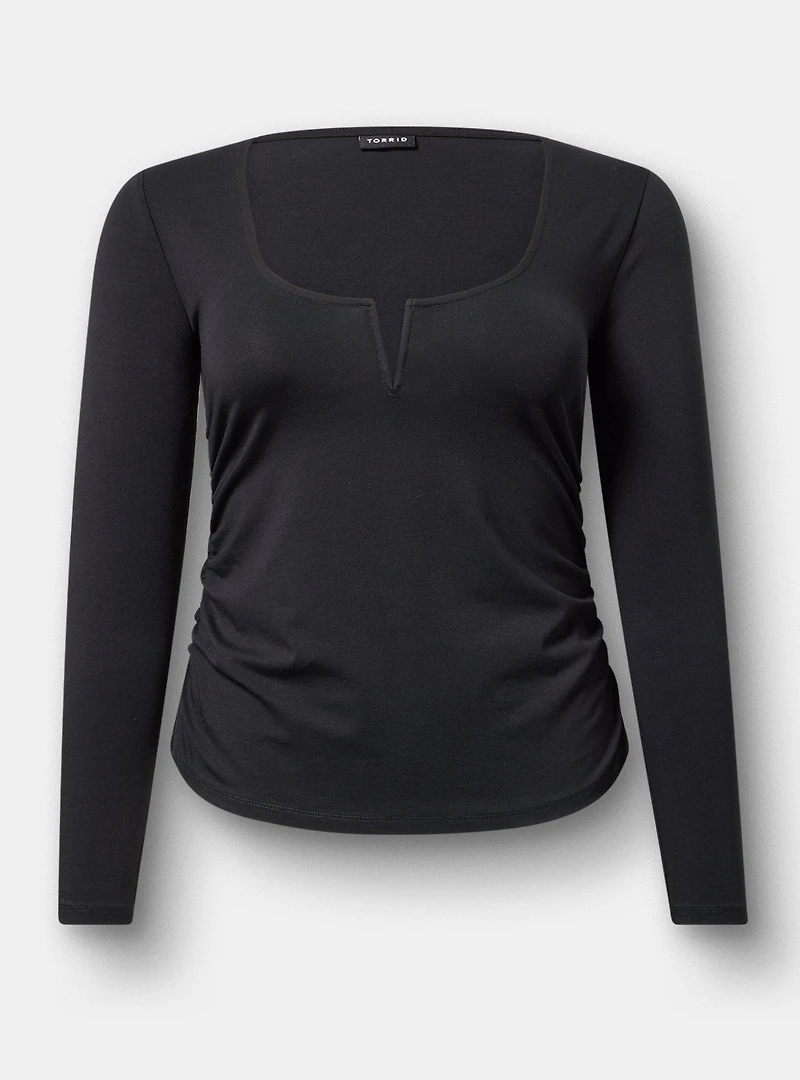 V-Wire Ruched Top