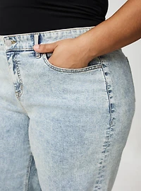 Perfect Wide Leg Glitter-Coated Jean