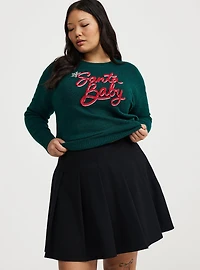 Pleated Mini Skirt