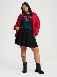 Pleated Mini Skirt