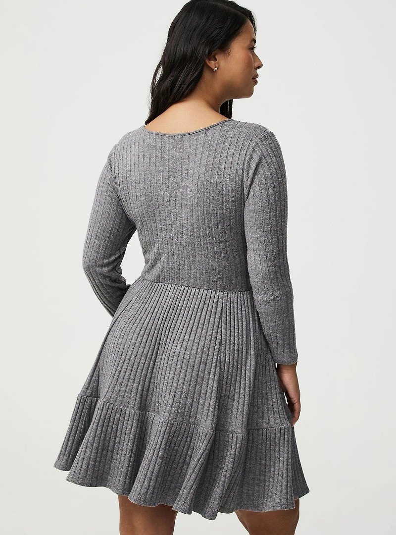 Hacci Tiered Mini Dress