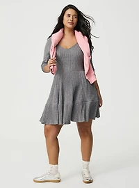Hacci Tiered Mini Dress