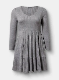 Hacci Tiered Mini Dress