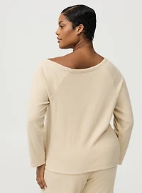 Rib Hacci Off-The-Shoulder Lounge Top