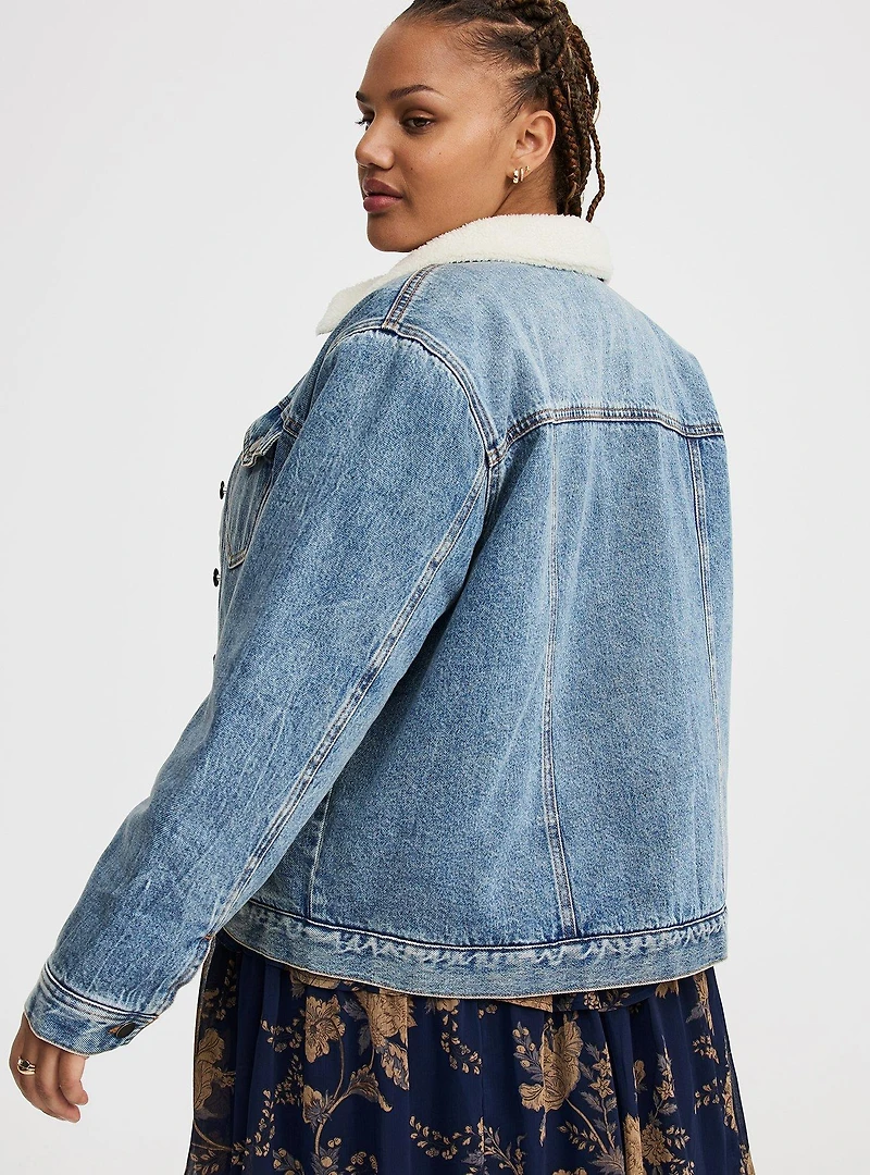 Sherpa Denim Jacket