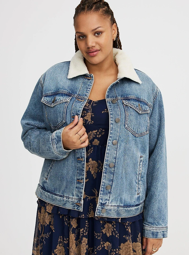 Sherpa Denim Jacket