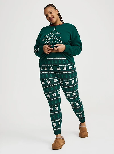 Full-Length Sweater Legging