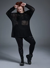 Nightfall Open Knit Sweater