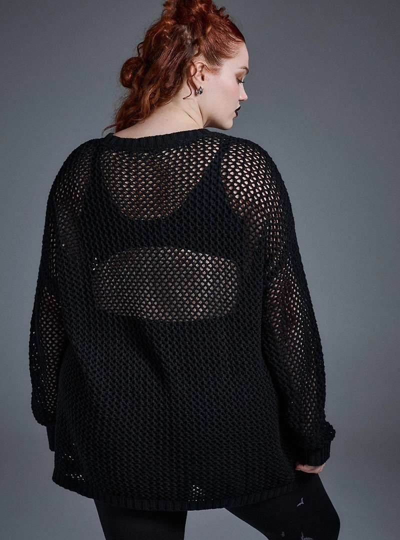 Nightfall Open Knit Sweater