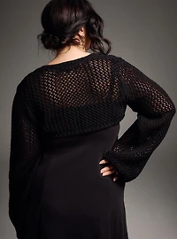 Nightfall Chain Detail Ultra-Crop Shrug