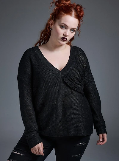 Nightfall Distressed Sweater
