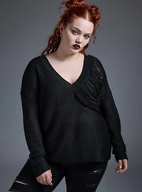 Nightfall Distressed Sweater