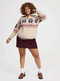 Half Zip Pullover Sweater