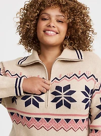 Half Zip Pullover Sweater