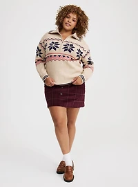 Half Zip Pullover Sweater