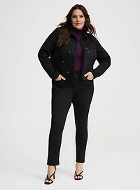 Embellished Denim Trucker Jacket