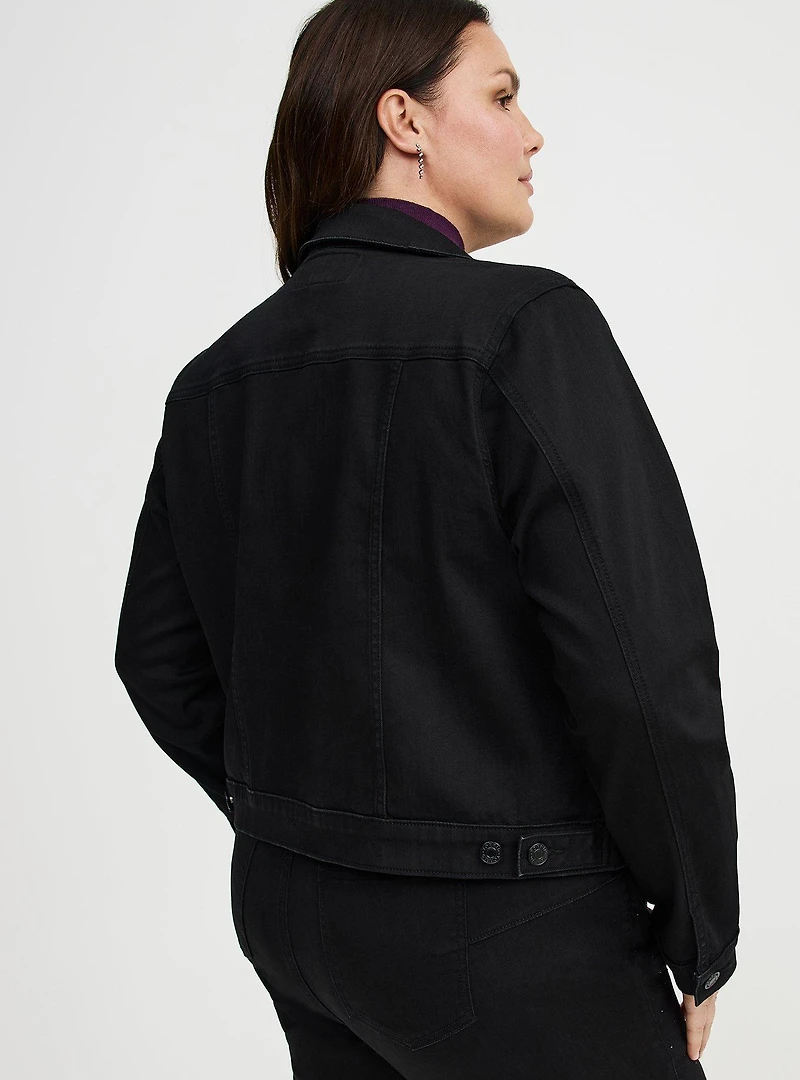 Embellished Denim Trucker Jacket