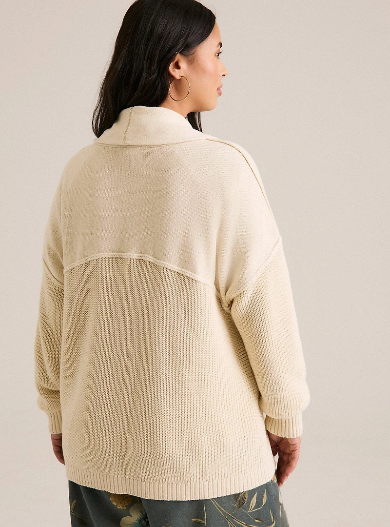 Festi Shawl Collar Cardigan