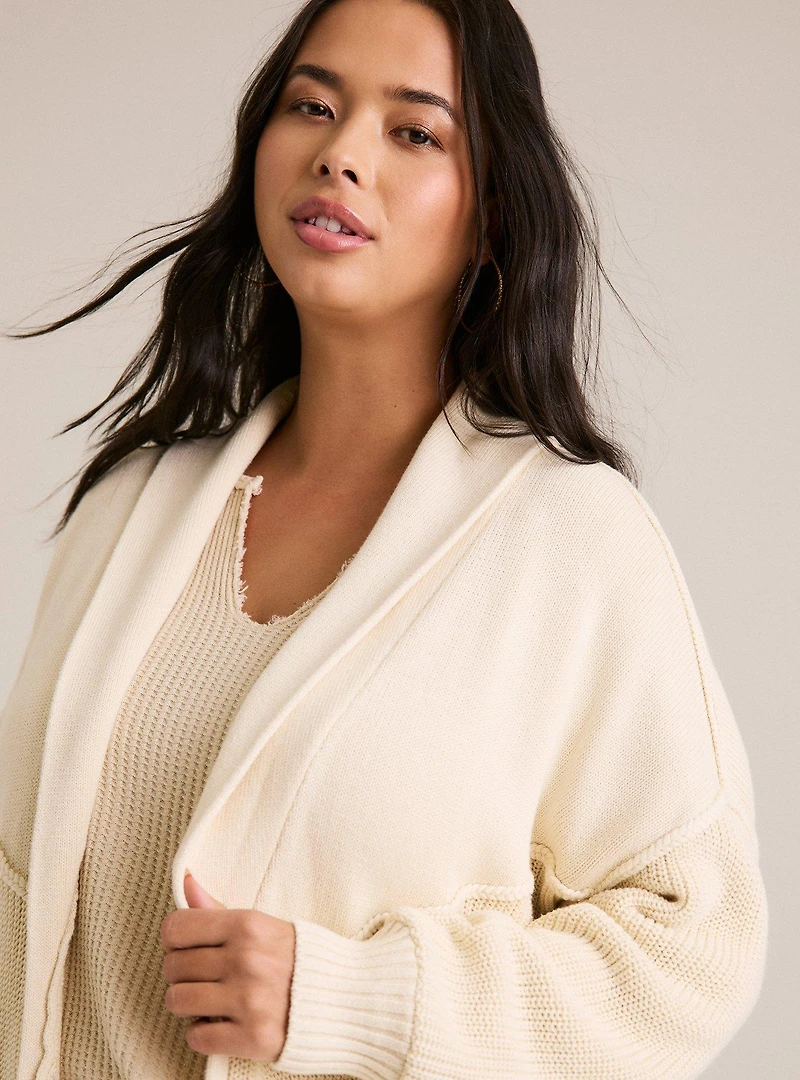 Festi Shawl Collar Cardigan