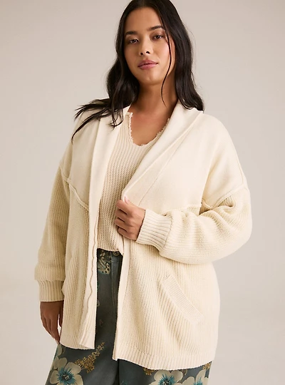 Festi Shawl Collar Cardigan