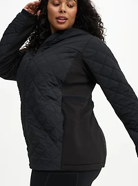 Quilted Zip Active Puffer