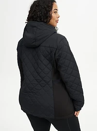 Quilted Zip Active Puffer