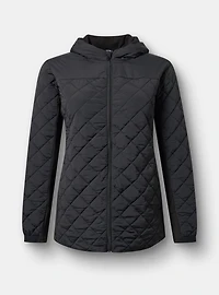 Quilted Zip Active Puffer