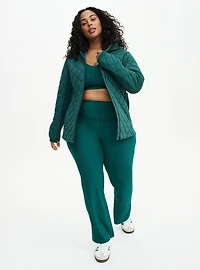 Quilted Zip Active Puffer