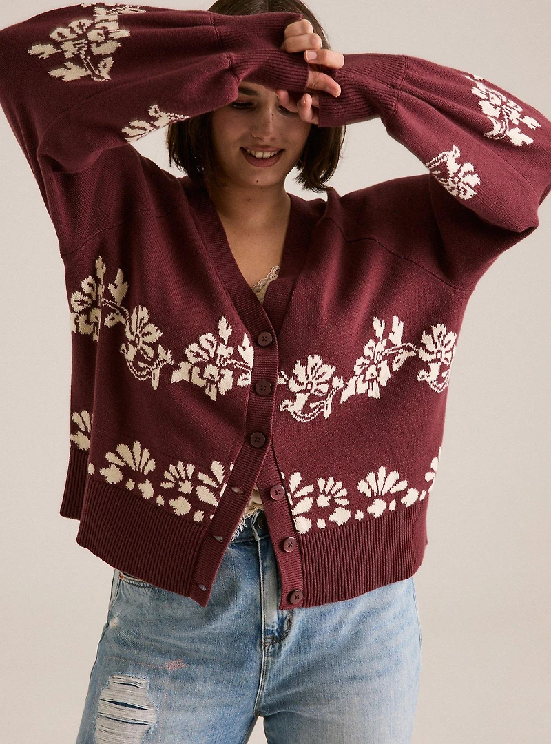 Festi Cropped Cardigan