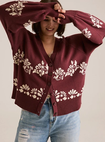 Festi Cropped Cardigan