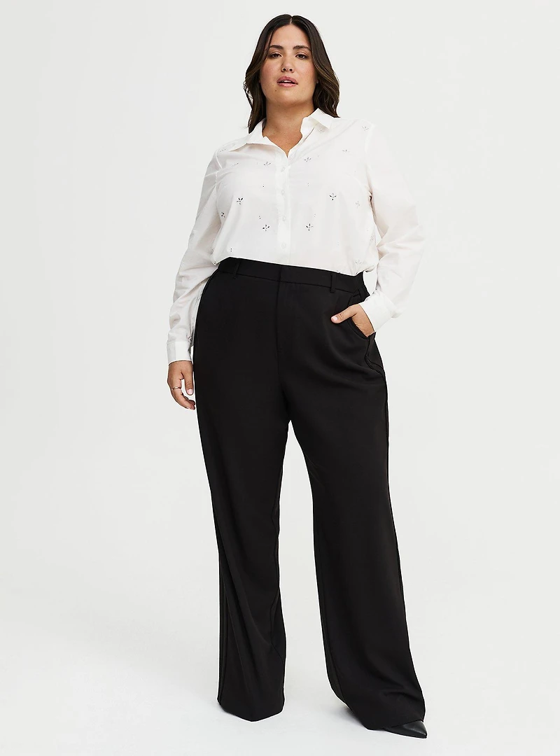 Lizzie Embellished Button-Up Shirt