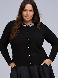 Belle Isle Jewel Neck Baby Cardigan