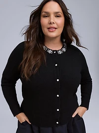 Belle Isle Jewel Neck Baby Cardigan