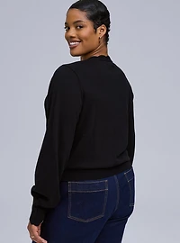 Belle Isle Scalloped Detail Pointelle Cardigan