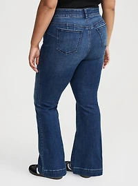 Bombshell High-Rise Rhinestone Flare Jean