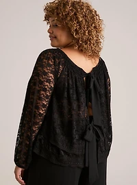 Festi Off-Shoulder Lace Top