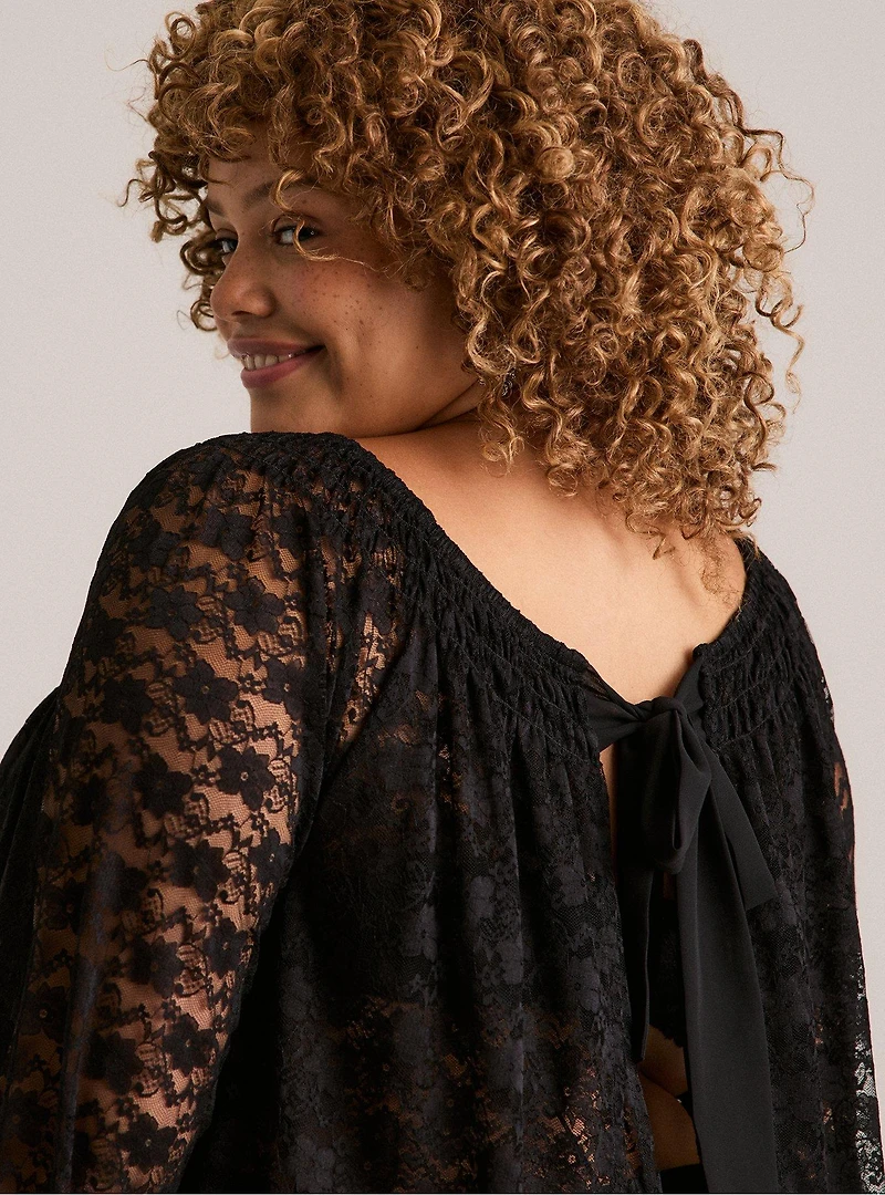 Festi Off-Shoulder Lace Top