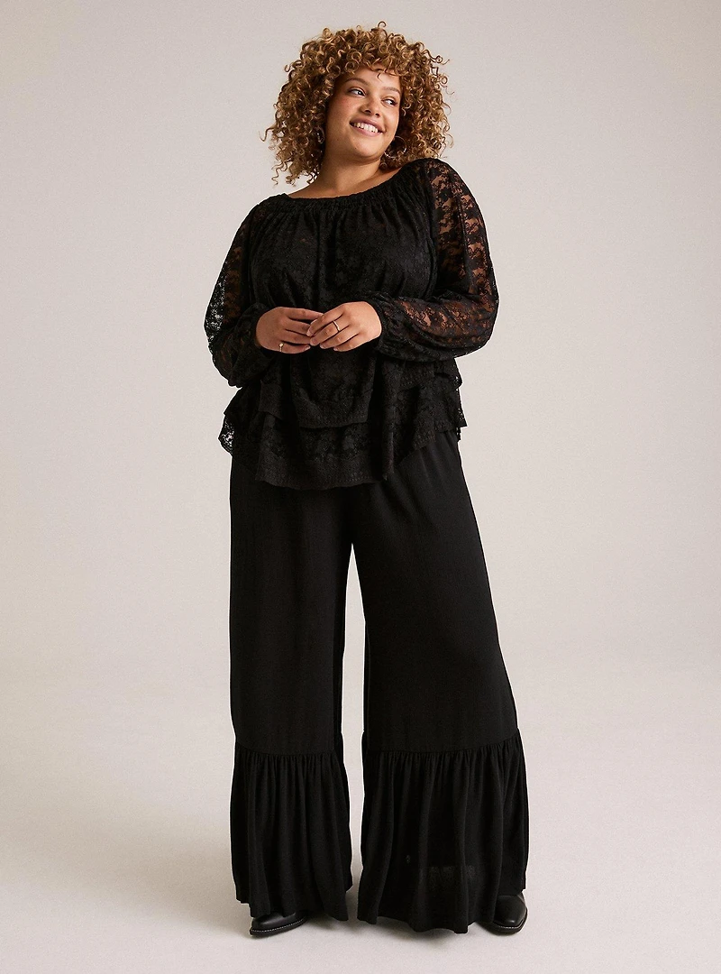 Festi Off-Shoulder Lace Top