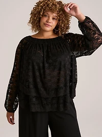 Festi Off-Shoulder Lace Top