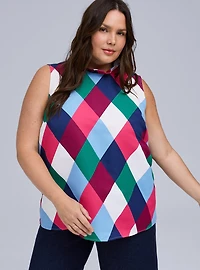 Belle Isle Ruffle Neck Bow Back Blouse