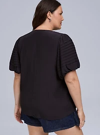 Belle Isle Split Neck Top